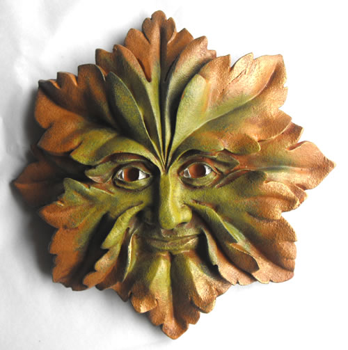 Star King Green Man Plaque